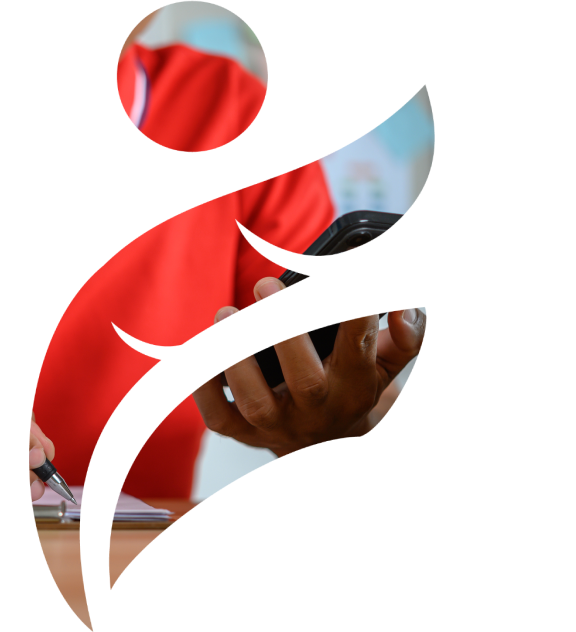Masked Background with our Logo